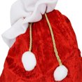 thumbnail image 5 of Christmas Santa Sack Red Velvet Santa Claus Bags with Drawstring Cord Extra Large Velvet Santa's Present Sack Bags for Xmas Present Toys Storage Bags Holiday Party Supply Christmas Bags Gift Décor, 5 of 8