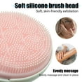 thumbnail image 3 of Acdanc Face Scrubber Soft Facial Cleansing Brush Face Exfoliator for All Skin Types Pink, 3 of 6