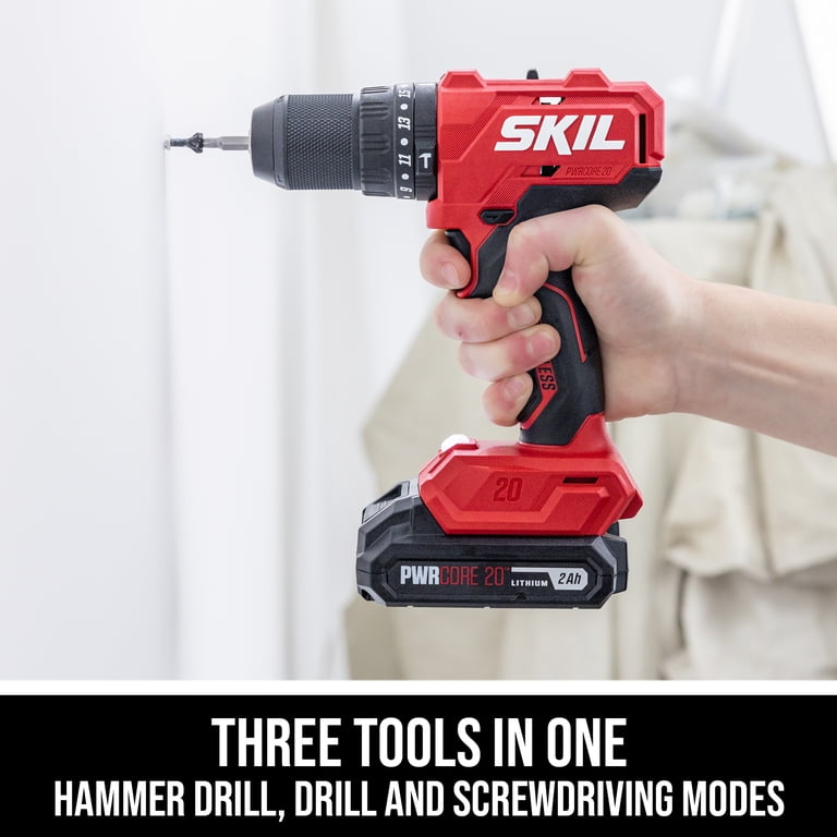 SKIL 20V Brushless Hammer Drill Kit with 75-Piece Bit Set photo 6