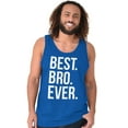 thumbnail image 5 of Best Bro Ever Brother Relative Family Tank Top Sleeveless Tee Men Brisco Brands M, 5 of 6