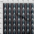 thumbnail image 2 of oneOone Organic Cotton Voile Fabric Stripe & Geometric Ikat Print Fabric By The Yard 42 Inch Wide, 2 of 4