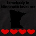 thumbnail image 2 of CafePress - Somebody In Minnesota Loves Me Body Suit - Cute Infant Bodysuit Baby Romper - Size Newborn - 24 Months, 2 of 3