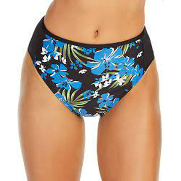 Michael Kors FLORAL MULTI Floral-Printed High-Waist Bikini Swim Bottom, US  Small 