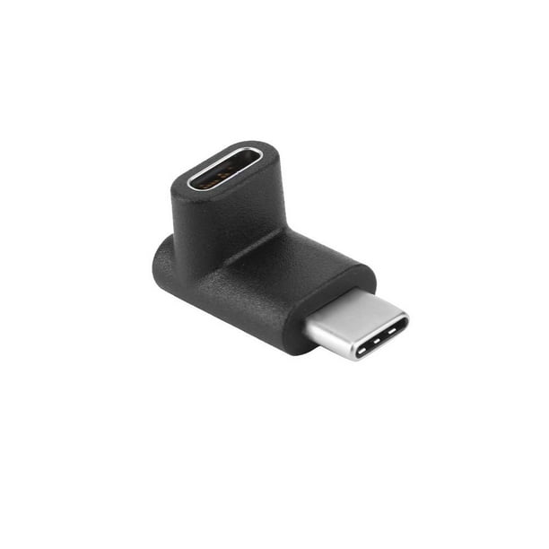 Adaptador de ángulo recto de 90 grados Conector Micro USB hembra Kuymtek a Micro USB macho en forma de L convertidor macho a hembra 2 uds.
