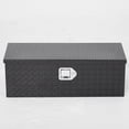thumbnail image 3 of 30 Inch Aluminum Truck Tool Box, Truck Bed Tool Box with Sliding Shelf, Diamond Plate ToolBox with Side Handle,Lock and 2 Keys, Tool Storage Box for Truck, Trailer, Pickup, 3 of 8