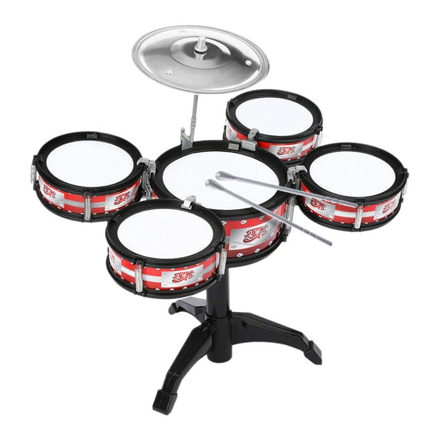 Ensemble de Pile pour Enfants avec Tabouret et Baguettes Pile Jazz Simulation pour Débutants Jouet Musical Éducatif Encourage le Rythme et les Compétences Motrices Sûr pour Jouer à l'Intérieur Idéal pour les Enfants