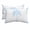 Light Blue, Sky Blue, White, variant on Navy Blue Palm Tree Outdoor Pillows for Chaise Lounge Chair Waterproof Lumbar Pillows with Insert&Adjustable Elastic Strap Beach Headrest Pillow Summer Tropical Plants Leaves Pool Pillow 11"x16"