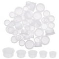 thumbnail image 3 of 50PCS Salt and Pepper Shaker Stoppers Plastic Stopper Replacement Plug Bottle Caps Reusable Clear Round Plastic End Cap, 3 of 9