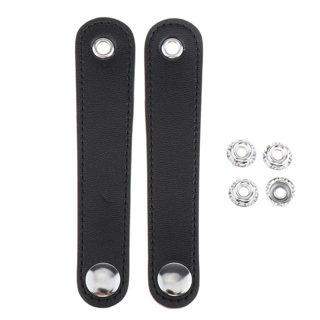 Soporte de fuelle, cierre de fuelle para , cuero PU, correas de fuelle negro 中心 距离 11.8cm shamjiam Correa de fuelle de acordeón