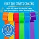 thumbnail image 3 of Cinta adhesiva Craftzilla, color arcoíris, 6 rollos, 15 m x 5 cm, 3 of 9