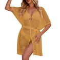 thumbnail image 1 of FhsagQ Couvre-Maillot pour Femmes Jeu de Rôle Femmes Manche Mi-Longue Grande Taille Viscose Robe pour Femmes pour la Prière Couvre-Maillot pour Femmes Robe Couvre-Maillot pour Femmes Robe de Nuit Jaune TG, 1 of 5