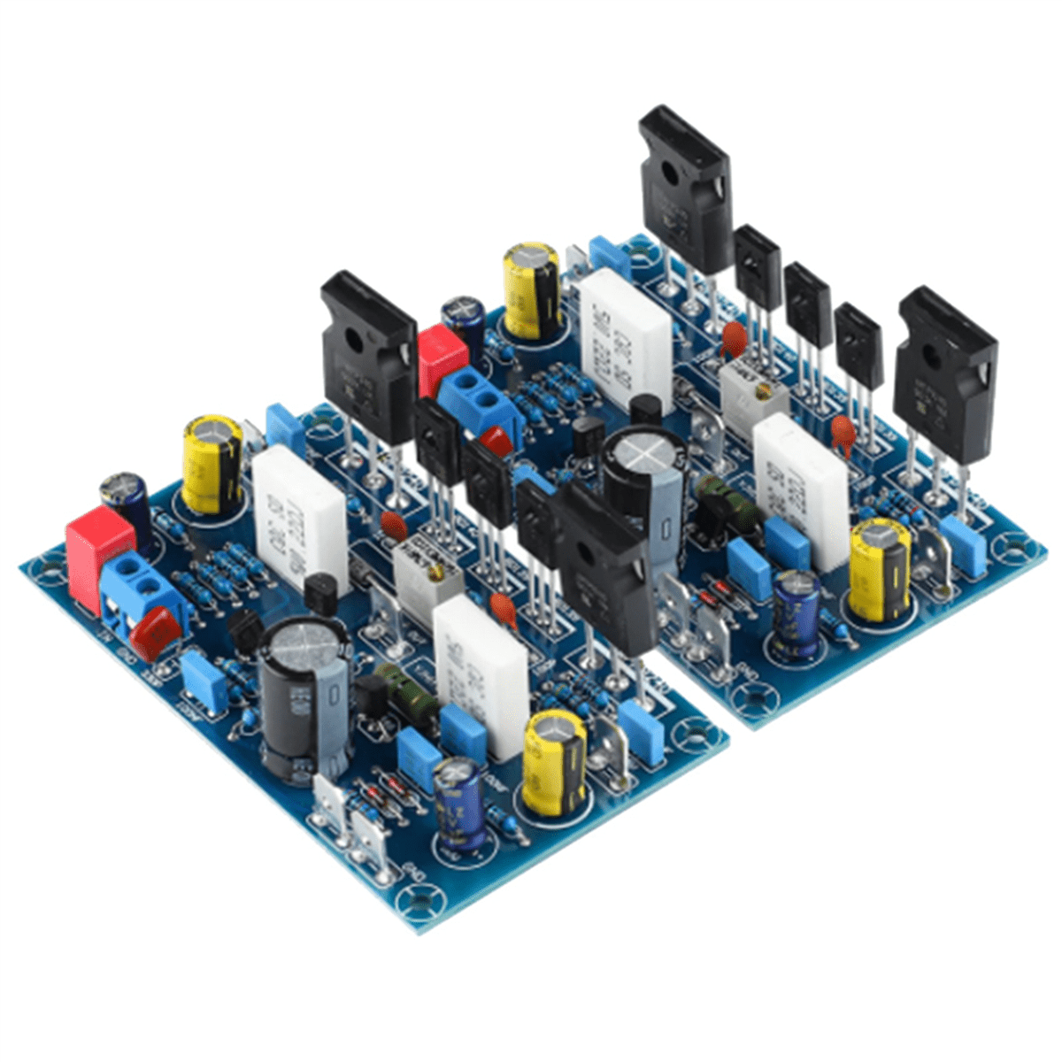 2Pair Power Amplifier Board 100Wx2 Amplificador IRF240 FET Class A Power Amplifier Audio Board Amp for Home Sound,2 Pair Amplifier Board,as shown