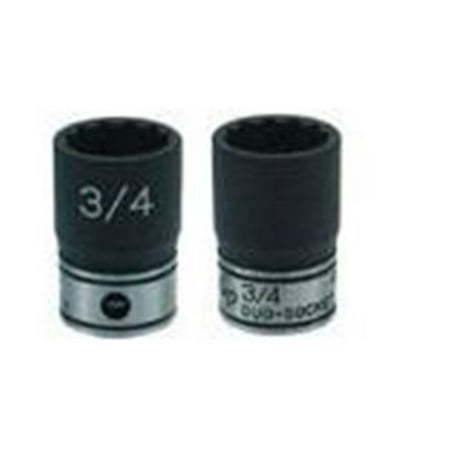 

GRY-81022M 0.38 in. Driver x 22 mm. Deep Duo-Socket - 6 Point