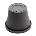 thumbnail image 5 of Bloem Terra 4" Diameter Round Resin Planter with Drainage Holes - Indoor, Outdoor, 0.25 Gallon Capacity, Lightweight, Fade-Resistant Garden Pot, Charcoal, 5 of 6