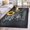 Gray, variant on Sunflowers Area Rug 5x8 FT, Non Slip Bedroom Throw Carpet, Modern Bee You Are My Sunshine Black Washable Soft Floor Carpet Non-Shedding Rug for Living Room Nursery Dorm Office
