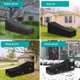 thumbnail image 5 of Funda para sillones exteriores 210D Poliéster impermeable resistente con cinta de costura - Ajusta 210x75x40/80cm, cuerda ajustable, resistente a los rayos UV y a la intemperie para muebles de patio, 5 of 5