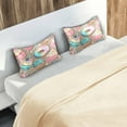 thumbnail image 7 of Cupcakes and Donuts Satin Pillowcase for Hair and Skin Silk Pillowcase, Queen Size(20x30 inches) - Slip Cooling Satin Pillow Covers with Envelope Closure（543） Home Decor Gifts, 7 of 7