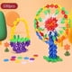 thumbnail image 4 of 100pcs Numeric Alphabet Puzzle Snowflake Piece Puzzle Building Block DIY Parent-child Interactive Puzzle Early Education Toys, 4 of 4