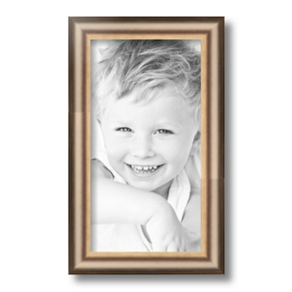 ArtToFrames 7x13" Anique Silver Picture Frame, Silver Wood Poster Frame, with Regular Glass and 2 (FBPL-4964)