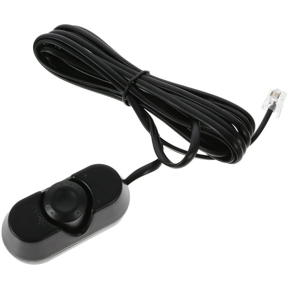 TEHAUX Universal Car Amplifier Volume Control Knob Black Compatible with Subwoofer Audio Systems and Car Stereo Accessories