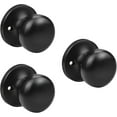 thumbnail image 1 of Matte Door Knob Passage Function Passage Door Knob for Hall and Closet Door Lockset NonLocking Round Ball Doorknob Colonial Style Door Handle Knob Left and Right Open, 1 of 7