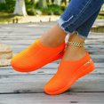 thumbnail image 4 of Women's Backless Wedge Casual Walking Shoes Non Slip Lightweight Mesh Slip On Platform Clogs, 4 of 6
