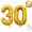 gold 30, variant on Gold Number 40 Balloons 40 Inch Numbers Balloon Birthday Decorations Gold Party Supplies for Birthday Anniversary
