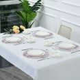 thumbnail image 4 of WOBOGO Beautiful Unicorn Round Placemats Set of 1 Heat Resistant Washable Kitchen Table Decorations 15.4in, 4 of 7