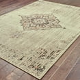 thumbnail image 3 of Oriental Weavers Pasha 072J2 Ivory/ Brown Rectangle Indoor Area Rug, 3 of 4