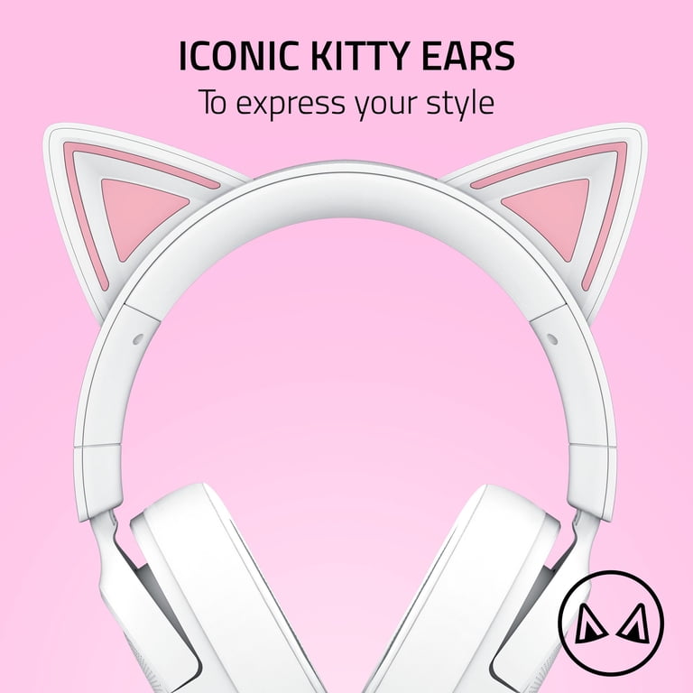 kittyyy Razer Kraken Kitty V2 USB Headset with Kitty Ears - Hello Kitty