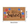 thumbnail image 2 of Summer Mats Compound Front Door Mats for House Home Decorations Durable Farmhouse Floor Mat for 4th of July Independence Day Welcome Mat Natural Door Mat Rustic Welcome Floor Mat, 16x24 Inch, 2 of 5