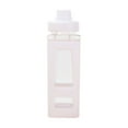 thumbnail image 4 of Fwttom Water Bottle - 25.3oz Clear Dual Cover Water Bottle, Handheld Non-Slip Portable Gym Water Bottle for Car Office School Home, 4 of 4