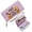 Purple, variant on GEEAD Lightweight Women's Clutch Wallet Zipper Card Bag with ID Window Coffee Autumn Leaves Snap Button Wallet Stylish Accessory Smooth Texture