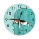 thumbnail image 1 of Reloj de pared con diseño de perro Happy Couch, silencioso, de 10 pulgadas, estilo rústico retro, decorativo para sala de estar, cocina, hogar, baño y dormitorio, 1 of 7