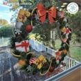 thumbnail image 7 of Window Flakes Christmas Window Cling Traditional Holiday Wreath with Ornaments, Bows and Ribbons, Reusable No Adhesive Home Décor Decoration, 7 of 7