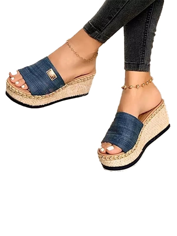 backless wedge shoes