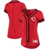 Cincinnati Reds Majestic Women's Absolute Victory Fashion Team Jersey - Red/Black