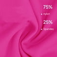 thumbnail image 6 of SYMOID Womens Seamless Sports Bra V-Neck Yoga Top Adjustable Straps Cut Out Nylon Spandex Hot Pink,Size XL, 6 of 9