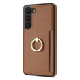 thumbnail image 5 of Allytech Galaxy S23 Wallet Case, S23 Cover Case, Premium PU Leather Cash Pocket [Not for Cards] Slim Fit Lightweight Shockproof Anti-Scratch Drop Proof Phone Case Cover for Samsung Galaxy S23 -Brown, 5 of 8