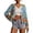 Beige, variant on Womens Crochet Cardigan Sweater Open Front Long Sleeve Granny Square Floral Pattern Boho Knit Jacket Everyday Wear Tops