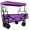Purple Steel, variant on Folding Wagon with Canopy - Heavy Duty Utility Cart, 150lbs Capacity, Collapsible Outdoor Wagon for Beach, Camping, Kids & Pets - Gray