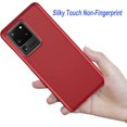 thumbnail image 2 of Case for Samsung Galaxy S20 Ultra Phone Case Protective Slim [Defend from Scratch/Slip/Drop/Fingerprint] Matte PC Hard Minimalistic Phone Cover for Samsung Galaxy S20 Ultra-Red, 2 of 12