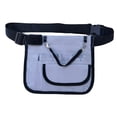 thumbnail image 4 of Bolsa para enfermeras Fernando riñonera con múltiples compartimentos de poliéster ajustable Gris claro, 4 of 8