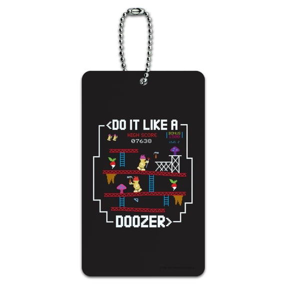 Do it like a Doozer Fraggle Rock Luggage Card Suitcase Carry-On ID Tag
