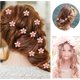 thumbnail image 5 of 14 piezas de minihorquillas para el pelo con diamantes (rosa), pequeñas horquillas para el pelo, horquillas para el pelo para mujeres, niñas, minihorquillas dulces para el pelo, horquillas para el pe, 5 of 5