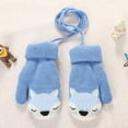 thumbnail image 3 of Toddler Mittens Cartoon Fox Gloves Winter Warm Kids Knit Gloves for Boys and Girls, 3 of 3