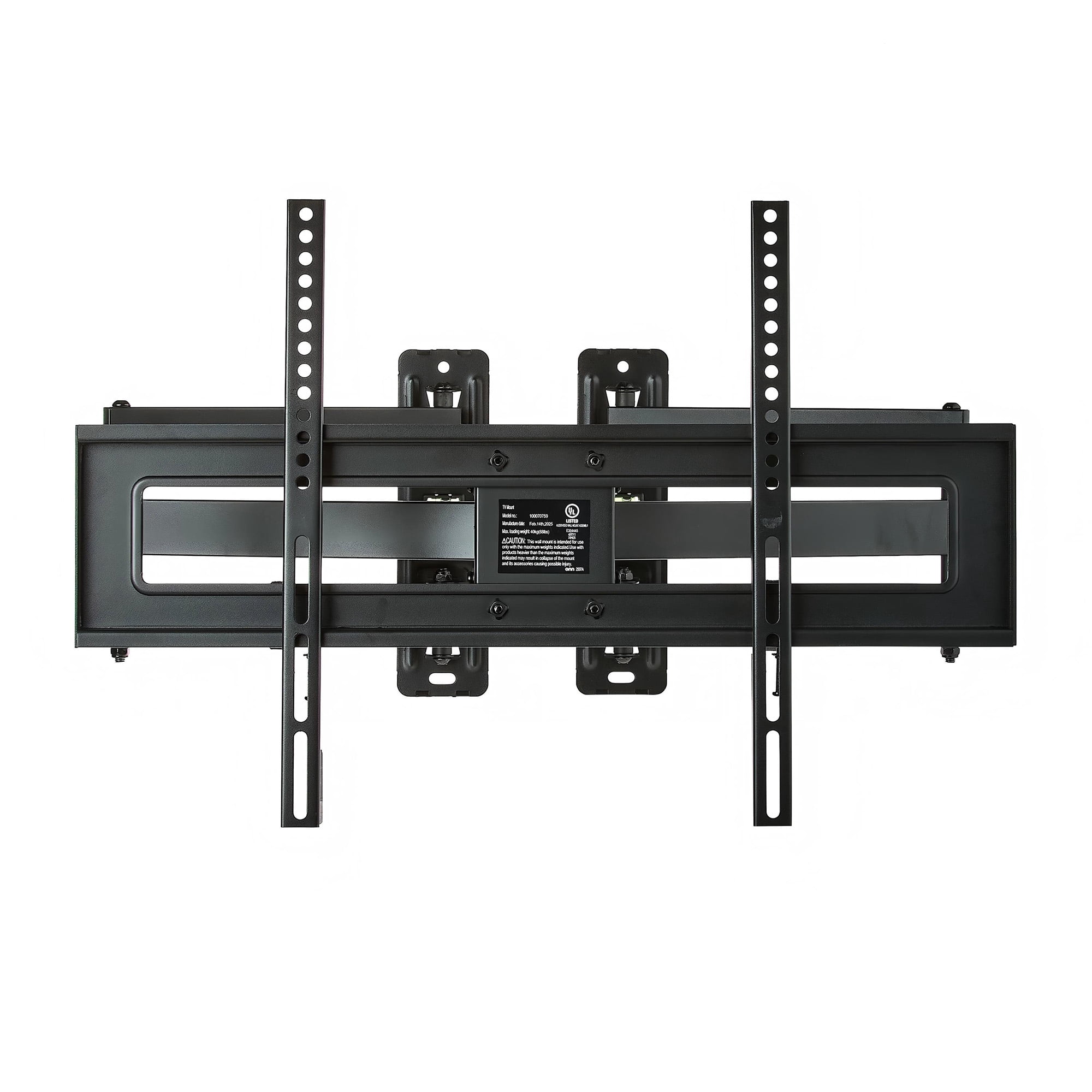onn Corner Full Motion TV Mount for 37" to 70" TVs, UL Listed, swivel ±60°, up to ±20°Tilting