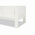 thumbnail image 6 of Wholesale Interiors Thelma Cottage and Farmhouse White Finished 2-door Wood Multipurpose Storage Cabinet, 6 of 6