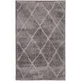 thumbnail image 1 of Unique Loom Trellis Shag Geometric Modern Rug 5' x 8' Rectangle Dark Gray, 1 of 2