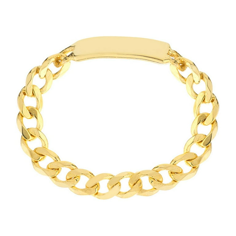 14k Yellow Gold ID Plate and Chain Ring 14k Yellow Gold ID Plate and Chain Ring